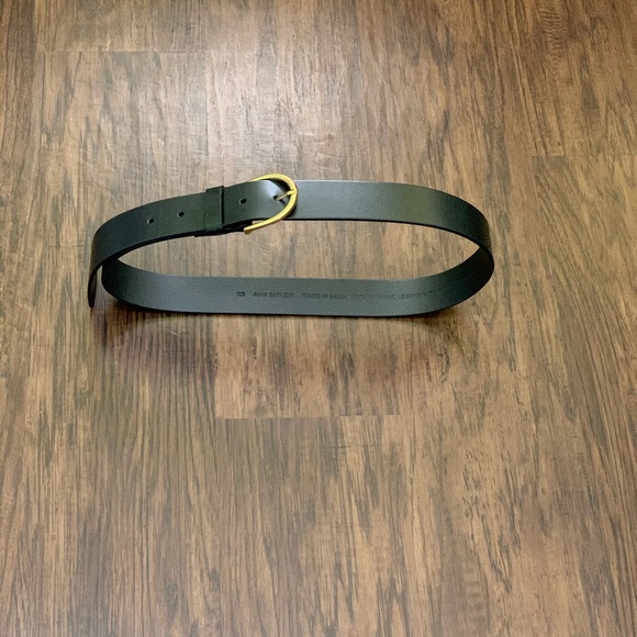 Ann Taylor wide leather Trouser belt main image 4